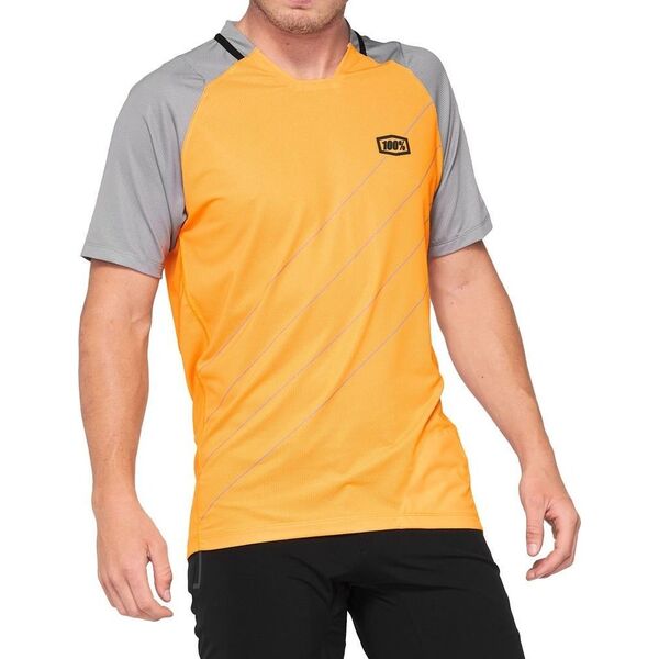 100% Koszulka męska 100% CELIUM Jersey krótki rękaw vapor lime roz. S (NEW 2021)