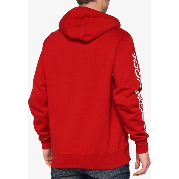 100% Bluza męska 100% SYNDICATE Hooded Zip Sweatshirt Chili Pepper roz. L (NEW)