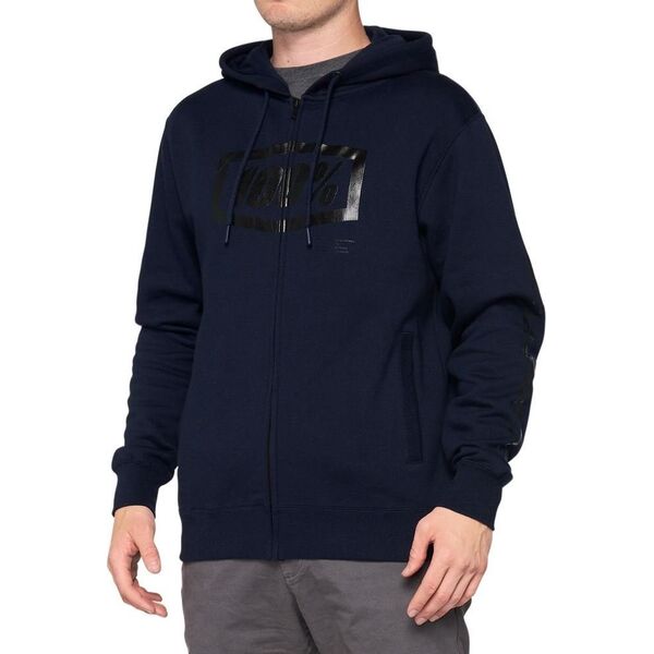 100% Bluza męska 100% SYNDICATE Hooded Zip Sweatshirt Chili Pepper roz. L (NEW)