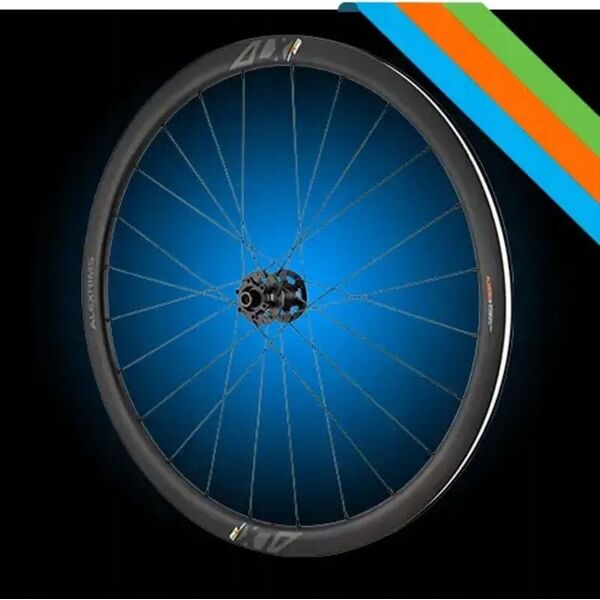 Alexrims Koła szosa-gravel ALEXRIMS ALX835D ROAD DISC, Karbonowe, 700C, Stożek 35mm, Chowane nyple, Tubeless ready, Disc brake Centerlock, Sztywna oś, łożyska maszynowe, Waga 1610g (NEW)