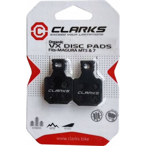 Clarks Klocki hamulcowe CLARKS dla MAGURA (Magura MT5, MT7), Organiczne