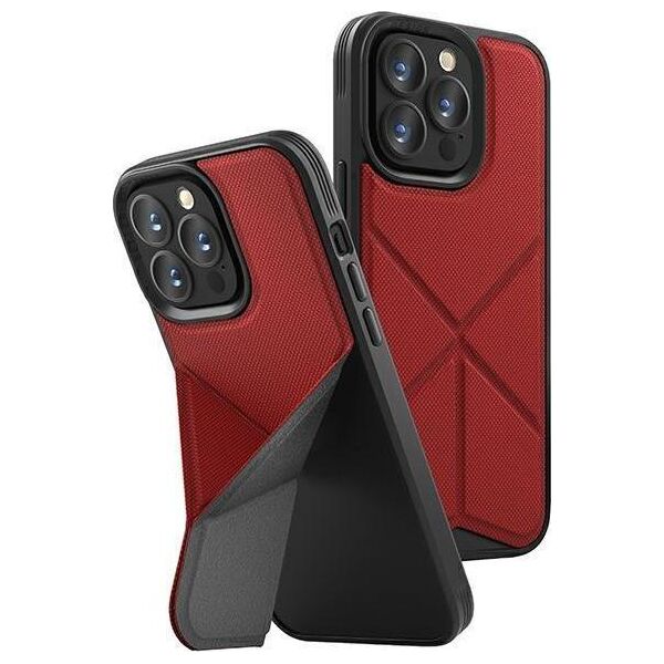 Uniq UNIQ etui Transforma iPhone 13 Pro / 13 6,1" czerwony/coral red MagSafe