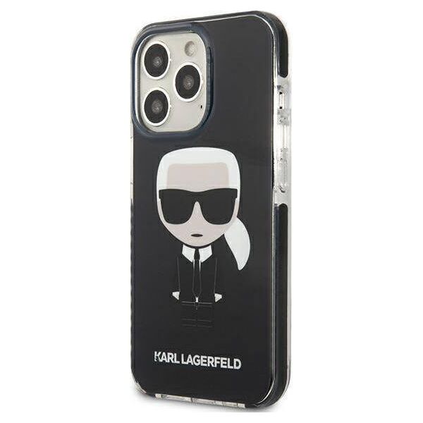 Karl Lagerfeld Karl Lagerfeld KLHCP13LTPEIKK iPhone 13 Pro / 13 6,1" hardcase czarny/black Iconik Karl