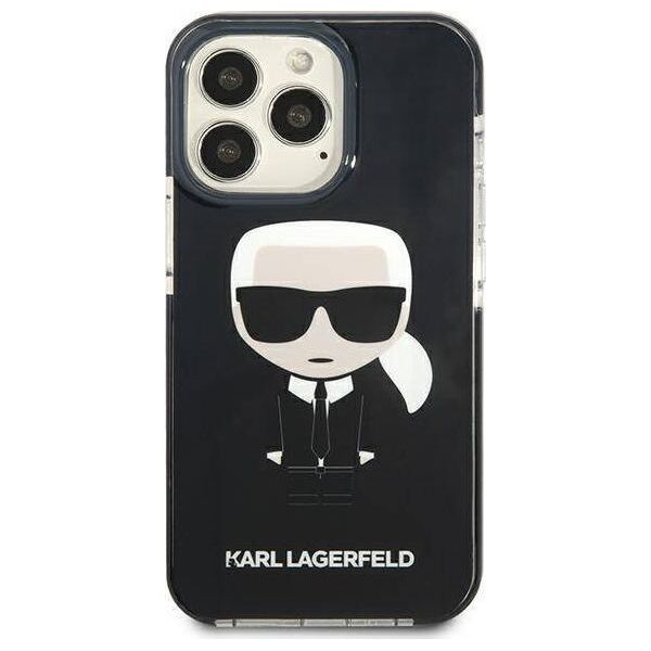 Karl Lagerfeld Karl Lagerfeld KLHCP13LTPEIKK iPhone 13 Pro / 13 6,1" hardcase czarny/black Iconik Karl