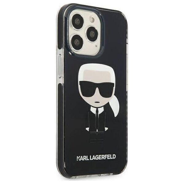 Karl Lagerfeld Karl Lagerfeld KLHCP13LTPEIKK iPhone 13 Pro / 13 6,1" hardcase czarny/black Iconik Karl