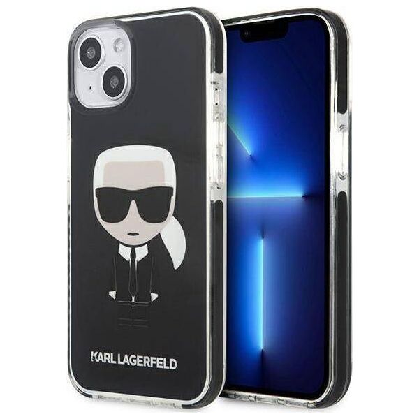 Karl Lagerfeld Karl Lagerfeld KLHCP13STPEIKK iPhone 13 mini 5,4" hardcase czarny/black Iconik Karl