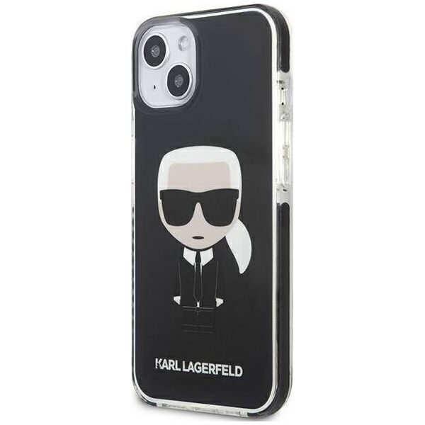 Karl Lagerfeld Karl Lagerfeld KLHCP13STPEIKK iPhone 13 mini 5,4" hardcase czarny/black Iconik Karl