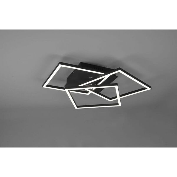 Lampa wisząca RL Light Mobile LED lampa sufitowa 3-punktowa (z pilotem) czarna R62883132 RL