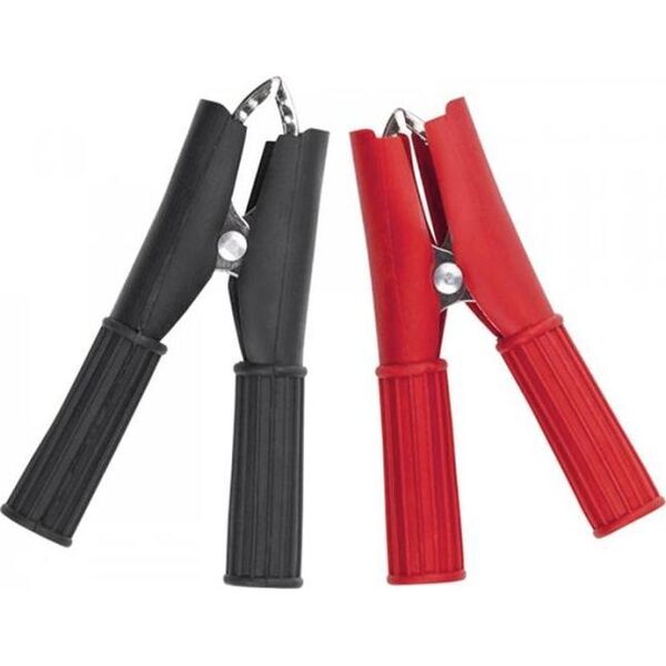 ZŁĄCZE KROKODYL 30A IZOLOWANE CZARNE DŁ. 80MM
