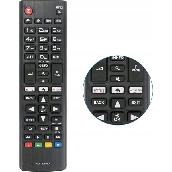 Pilot RTV Lamex PILOT UNIWERSALNY DO LG SMART TV Z NETFLIX AMAZON