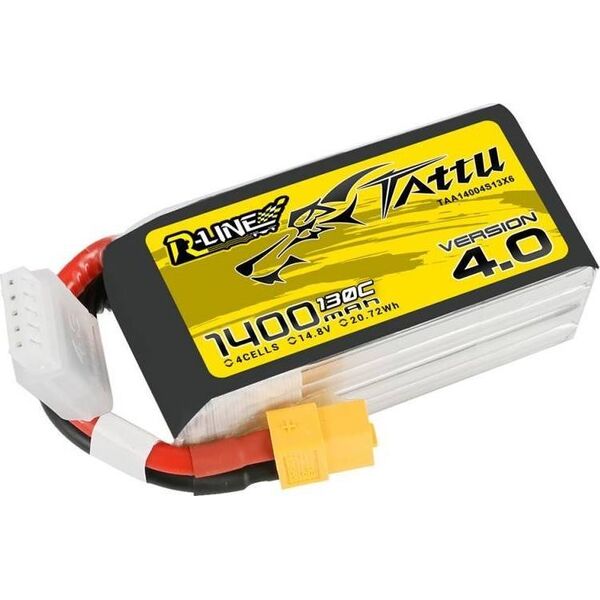 Tattu Akumulator Tattu R-Line 4.0 1400mAh 14.8V 130C 4S1P XT60
