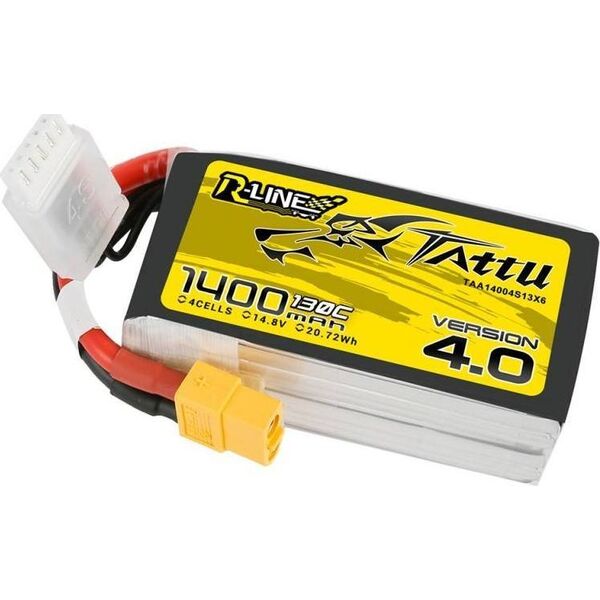 Tattu Akumulator Tattu R-Line 4.0 1400mAh 14.8V 130C 4S1P XT60
