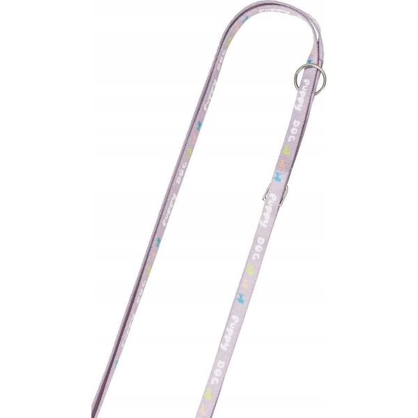 Trixie Junior, szelki dla szczeniąt, ze smyczą, taśma parciana, 27–45 cm/10 mm, 2.00 m, liliowe