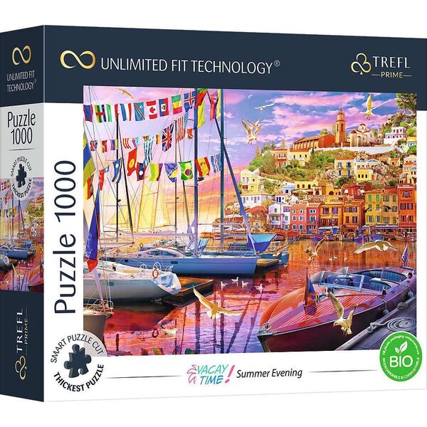 Trefl Puzzle 1000 Letni Wieczór Unlimited Fit Technology