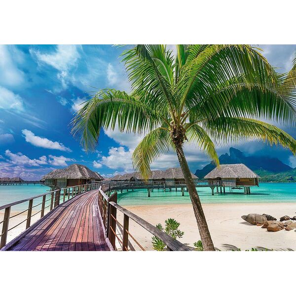 Trefl Puzzle 1000 Paradise Beach Bora-Bora Unlimited Fit Technology
