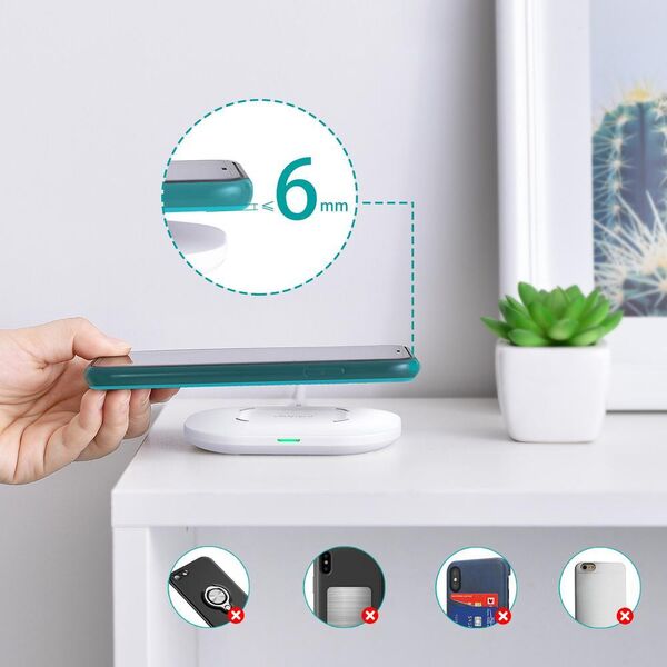 Ładowarka Choetech T550-F Indukcyjna 2 A (6971824978131)