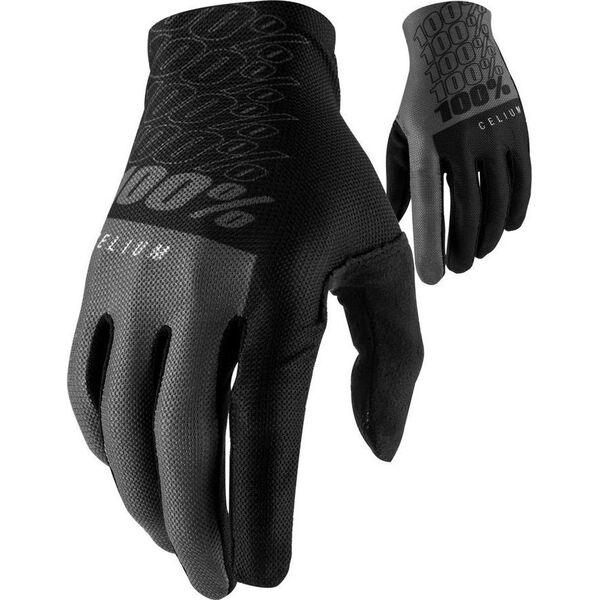 100% Rękawiczki 100% CELIUM Gloves Racer Red - S (długość dłoni 181-187 mm) (NEW 2022)