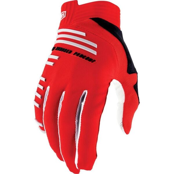 100% Rękawiczki 100% R-CORE Gloves Racer Red - M (długość dłoni 187-193 mm) (NEW 2022)