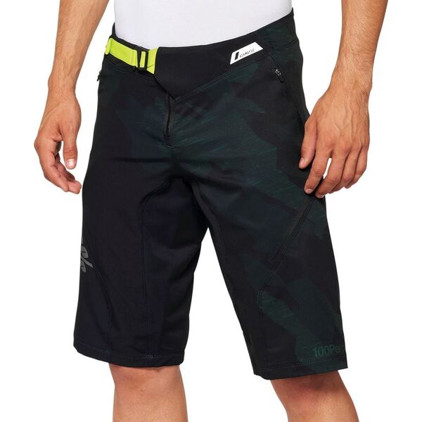 100% Szorty męskie 100% AIRMATIC LE Shorts black camo roz.36 (50 EUR) (NEW 2022)