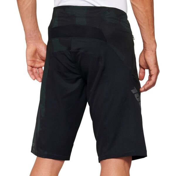 100% Szorty męskie 100% AIRMATIC LE Shorts black camo roz.30 (44 EUR) (NEW 2022)