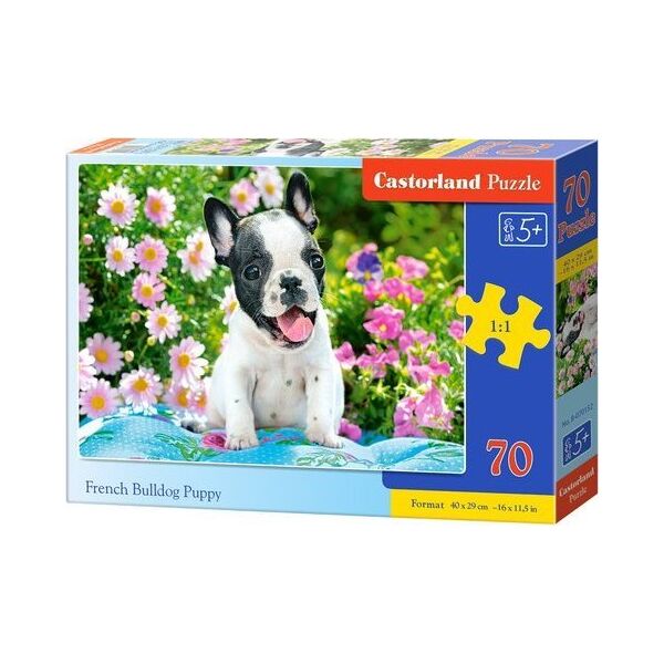 Castorland Puzzle 70 Szczeniak buldoga francuskiego CASTOR