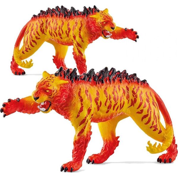 Figurka Schleich Tygrys z lawy