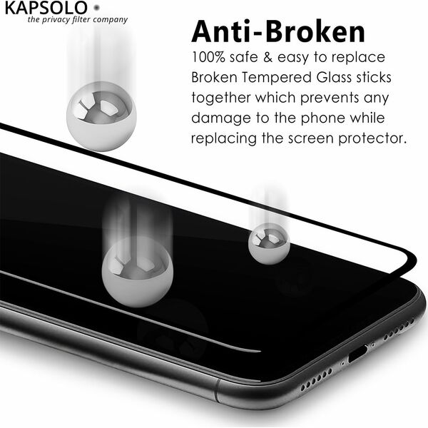 KAPSOLO KAPSOLO iPhone 12 Pro Max Tempered Glass Screen ..