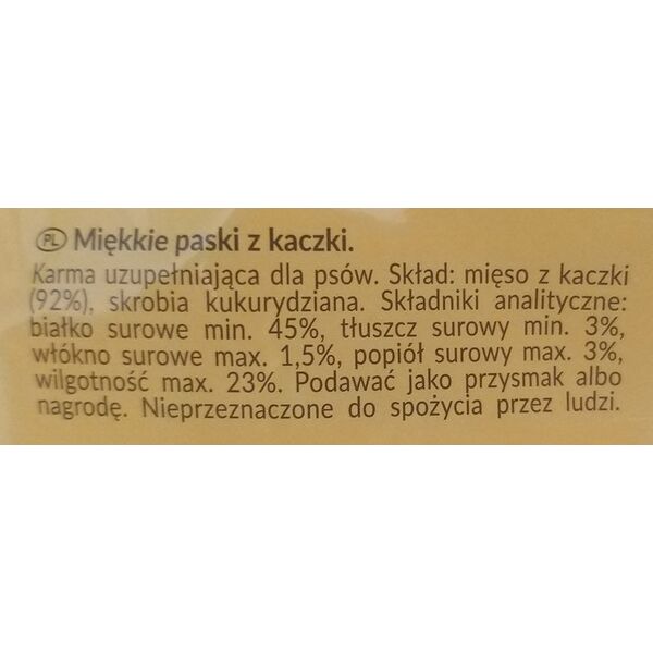 Hau&Miau Pausesnack przysmak dla psa, miękkie paski z kaczki 1kg
