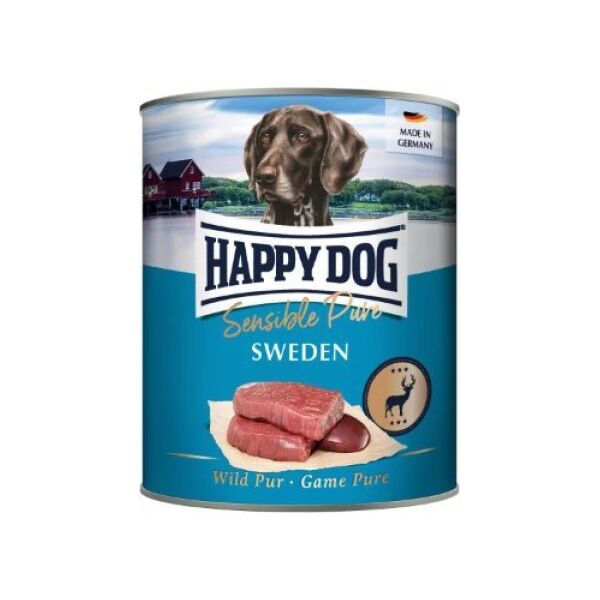 Happy Dog PUSZKA dla psa - Sweden (dziczyzna) 800g