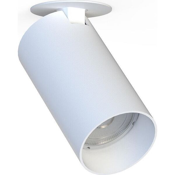 Lampa sufitowa Nowodvorski Regulowana tuba do zabudowy Mono 7827 kuchenna kierunkowa biała