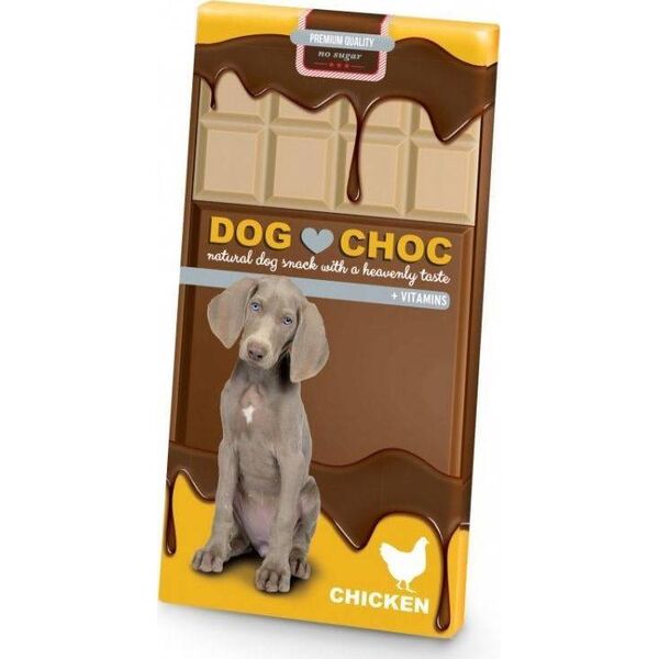 Duvo+ Duvo+ Czekolada Dog Choc Chicken 100g dla psów z kurczakiem