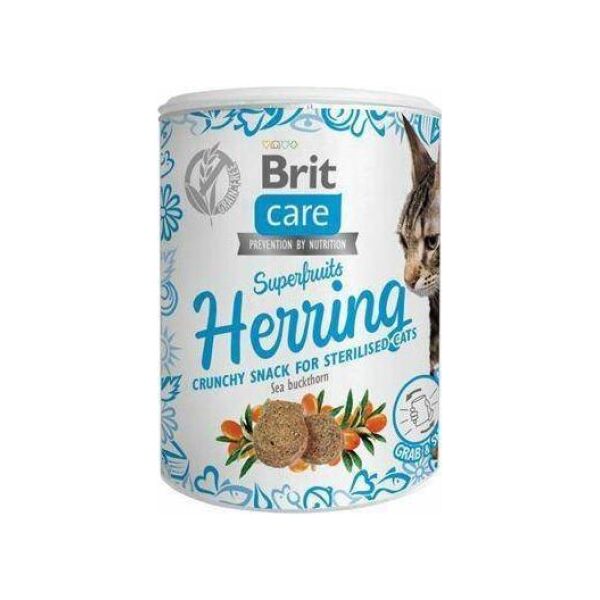 Brit Brit Care Snack 100g Herring, przysmak dla kota