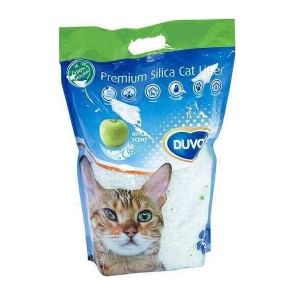 Żwirek dla kota Duvo+ Duvo+ Piasek Premium Silica Jabłko 5l