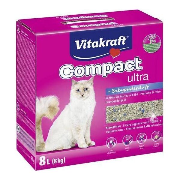 Żwirek dla kota Vitakraft COMPACT ULTRA PLUS Bezzapachowy