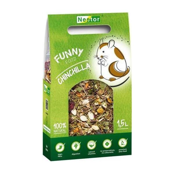 Nestor Nestor pokarm dla Szynszyli 1500ml Funny Food 400g