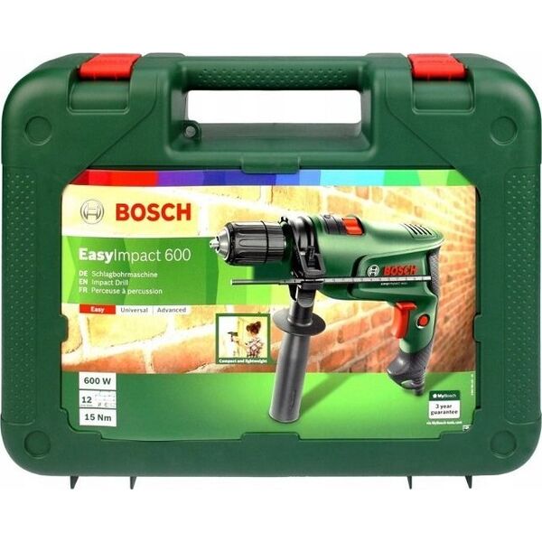 Wiertarka Bosch Bosch wiertarka udarowa EasyImpact 600 w walizce