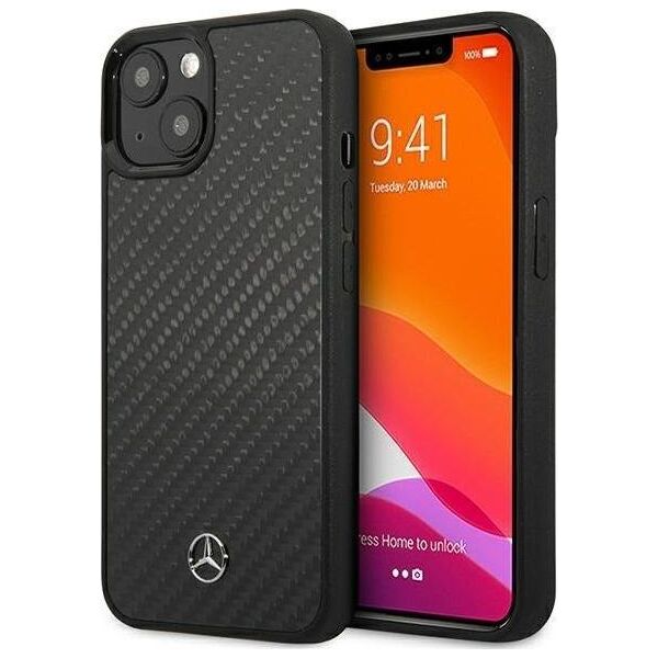Mercedes Mercedes MEHCP13SRCABK iPhone 13 mini 5,4" czarny/black carbon hardcase Dynamic Line