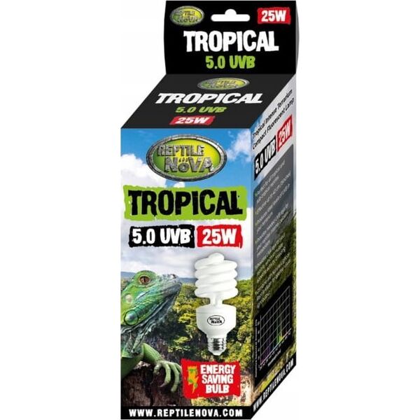 Aqua Nova AQUA NOVA ŻARÓWKA UVB 5.0 25W TROPICAL