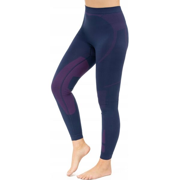 Brubeck LE13260 Spodnie damskie DRY z długą nogawką jeansowy/fioletowy M