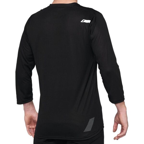 100% Koszulka męska 100% AIRMATIC 3/4 Sleeve black roz. L (NEW 2022)