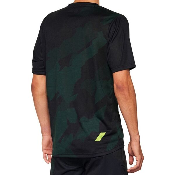 100% Koszulka męska 100% AIRMATIC LE Jersey krótki rękaw black camo roz. L (NEW 2022)