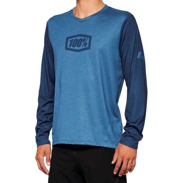 100% Koszulka męska 100% AIRMATIC Long Sleeve black roz. XL (NEW 2022)