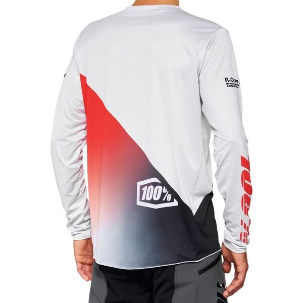 100% Koszulka męska 100% R-CORE X Jersey długi rękaw black slate blue roz. L (NEW 2022)