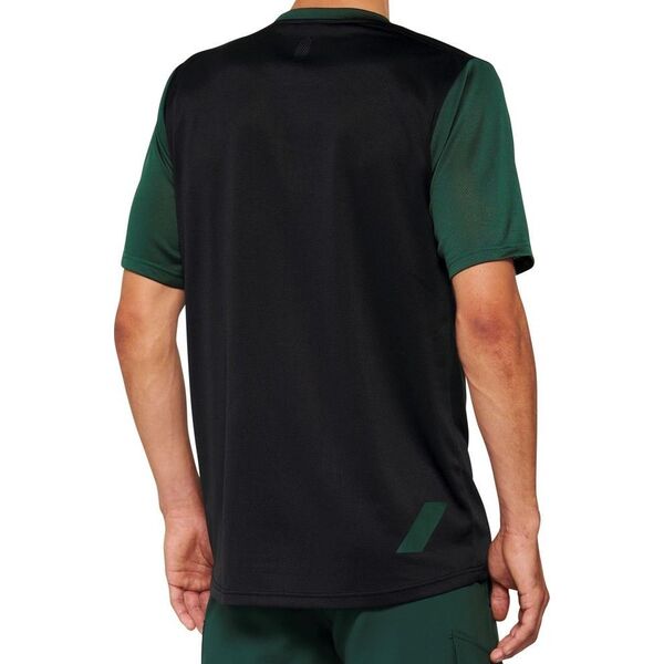 100% Koszulka męska 100% RIDECAMP Jersey krótki rękaw black charcoal roz. S (NEW 2022)