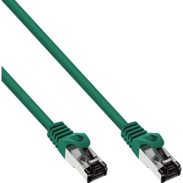InLine InLine® Patch Cable S/FTP PiMF Cat.8.1 halogen free 2000MHz green 15m