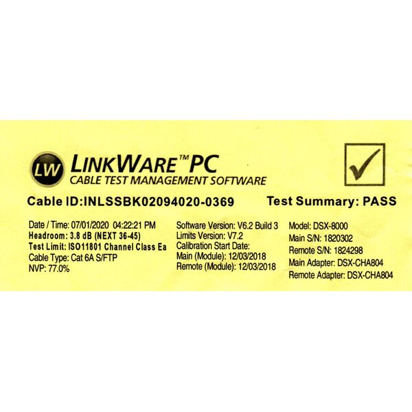 InLine InLine® Patch Cable S/FTP PiMF Cat.6A halogen free 500MHz red 0.25m
