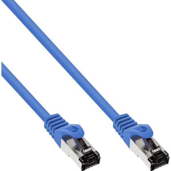 InLine InLine® Patch Cable S/FTP PiMF Cat.8.1 halogen free 2000MHz blue 0,3m