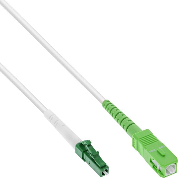 InLine InLine® Fiber Optical Simplex Cable, FTTH, LC/APC 8° to SC/APC 8°, 9/125µm, OS2, 50m