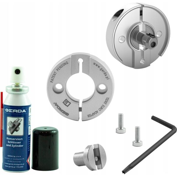 Tedee Tedee - adapter do drzwi europejskich, srebrny