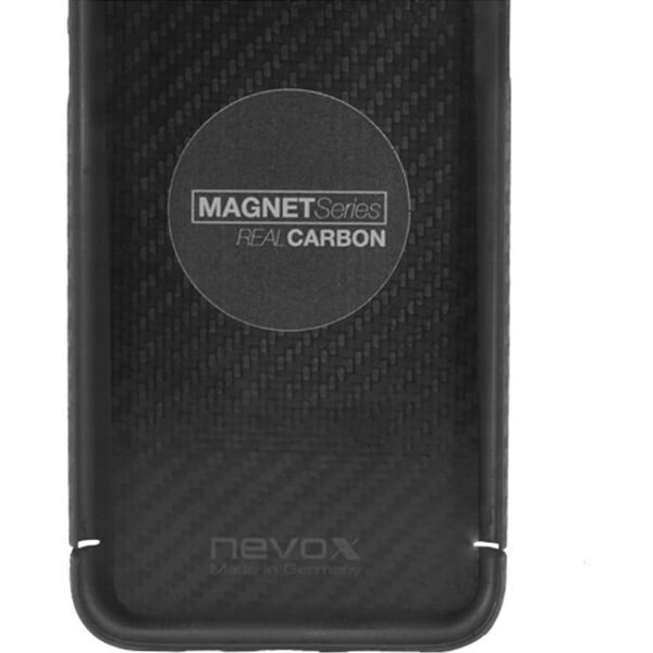 Nevox Nevox CarbonSeries Cover Magnet series etui do iPhone 12 5.4" - Czarny